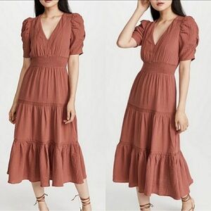 BB Dakota Prairie midi cotton dress